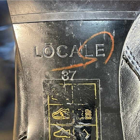 LOCALE soft black leather boots with a bow on the side - Picture 13 of 15